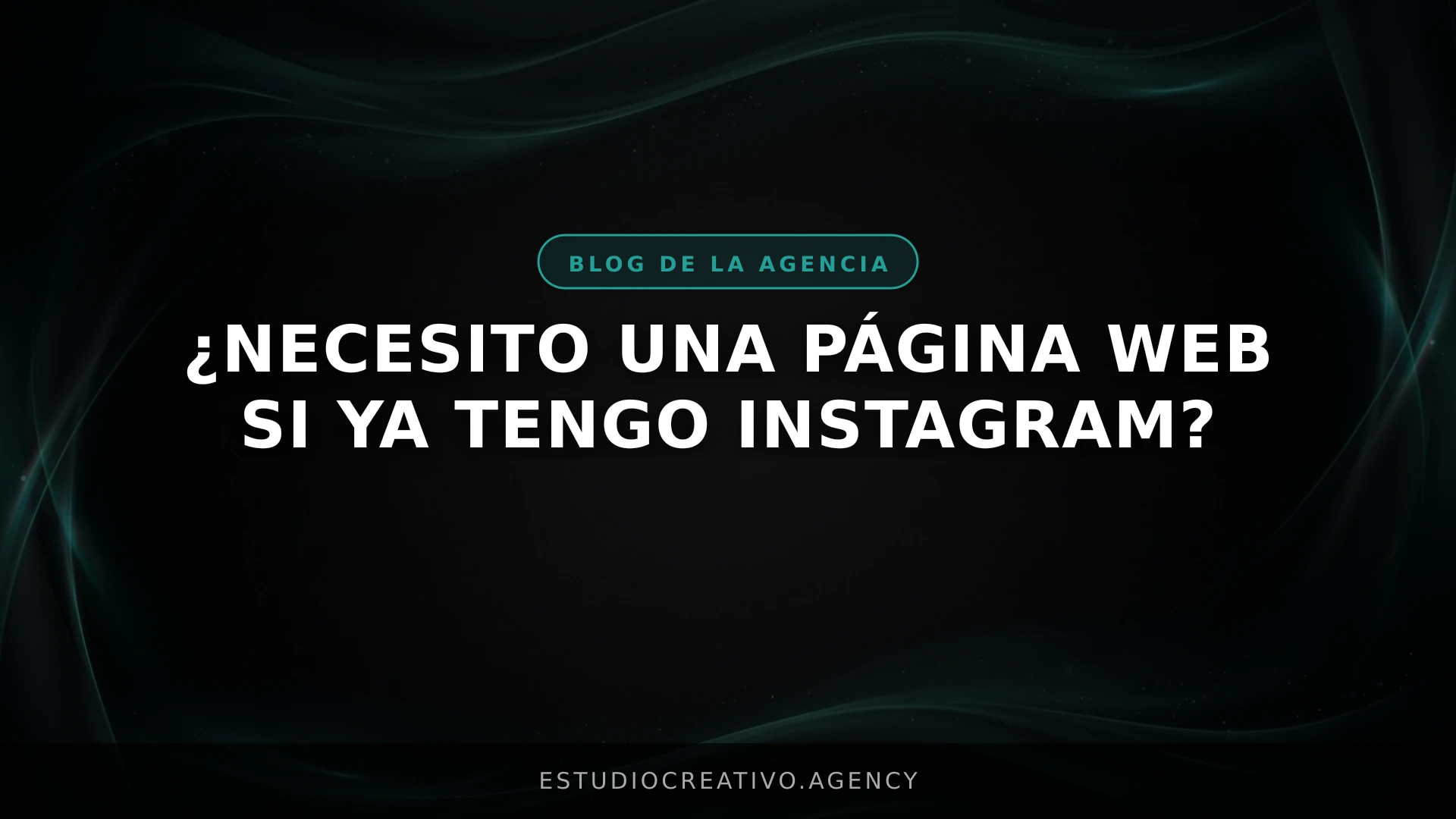 ¿Necesito una página web si ya tengo Instagram?